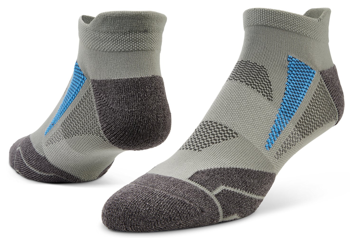 BCG Men's Perf Nylon Flex Sone No Show Tab 6 Pack Socks - view number 4