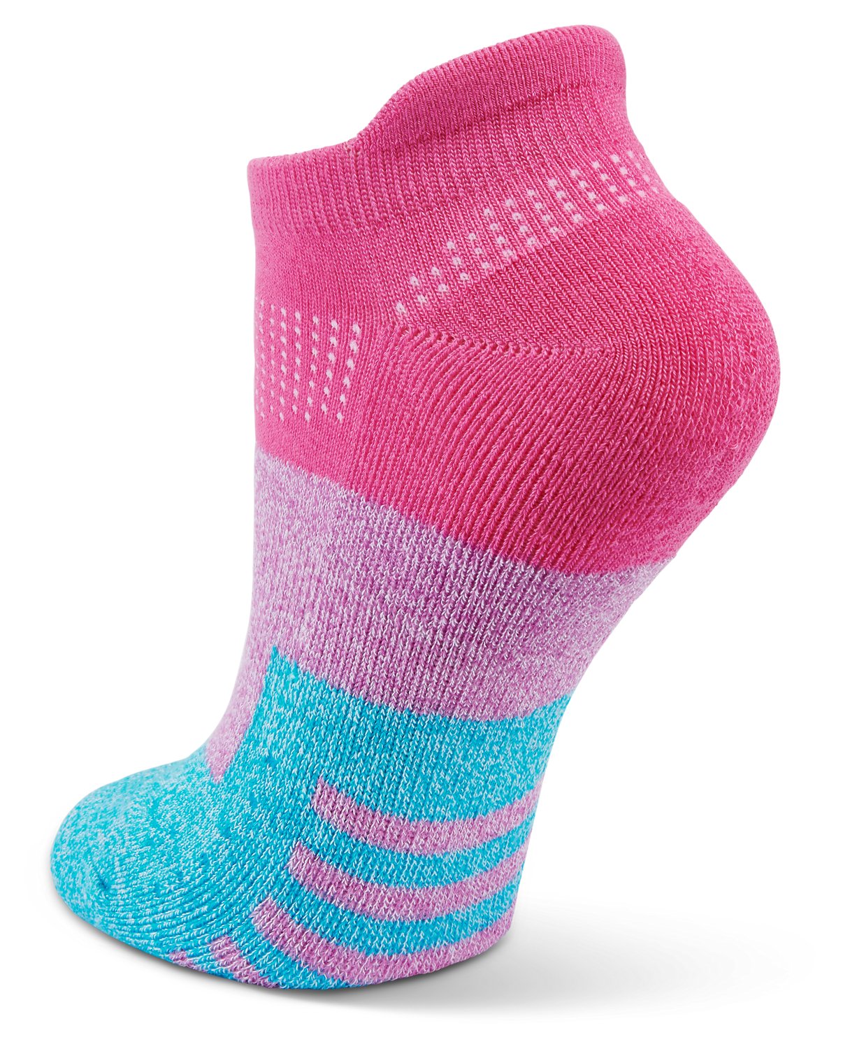 BCG Women's  Dotted Skyline Brights No Show Tab 6 Pack - view number 2