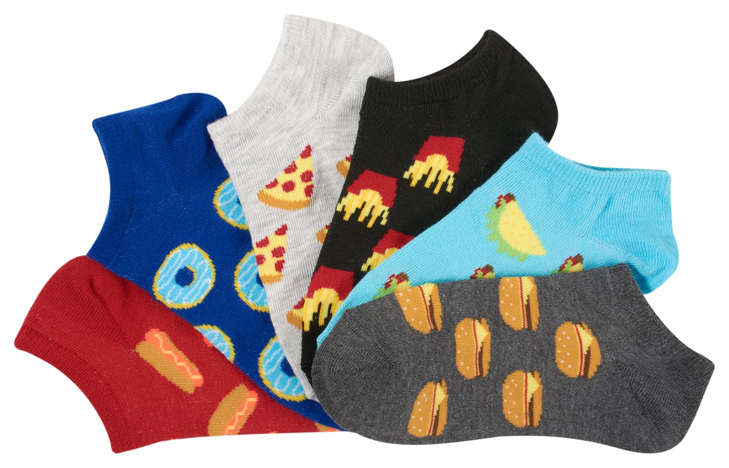 No-Show Socks 6-Pack For Boys