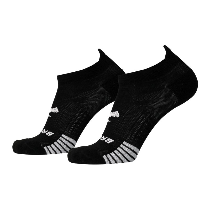 Brooks Adults’ Ghost Lite No-Show Socks 2-Pack Black, Medium - Athletic Socks at Academy Sports