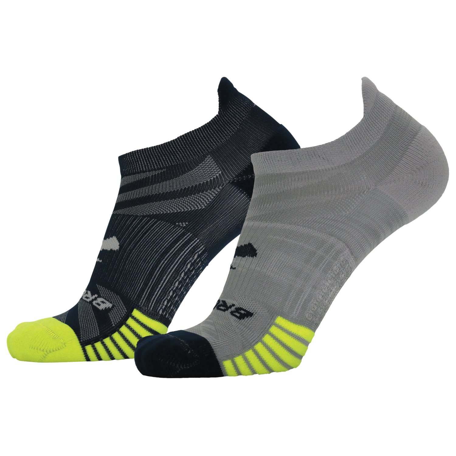 Brooks Adults’ Ghost Lite No-Show Socks 2-Pack