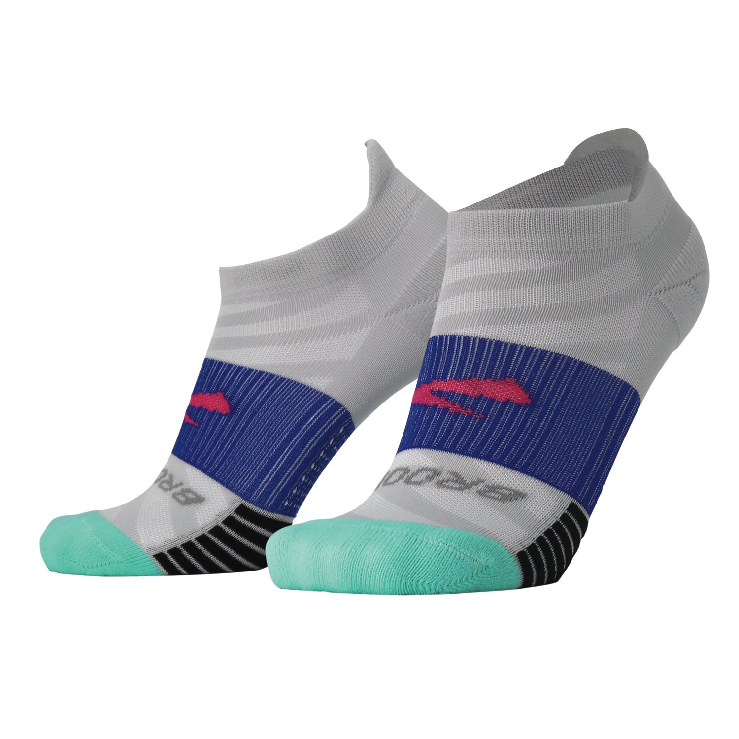 Brooks Adults’ Ghost Lite No-Show Socks 2-Pack                                                                                 - view number 2