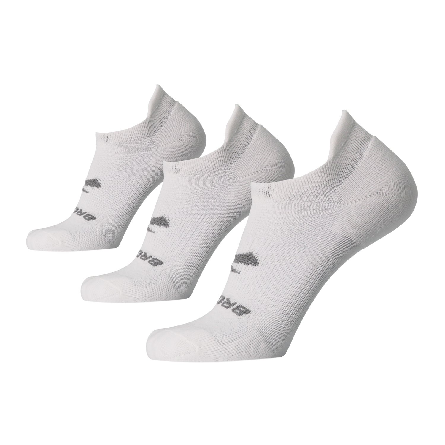 Brooks Adults’ Run-In Low-Cut Socks 3-Pack - view number 1