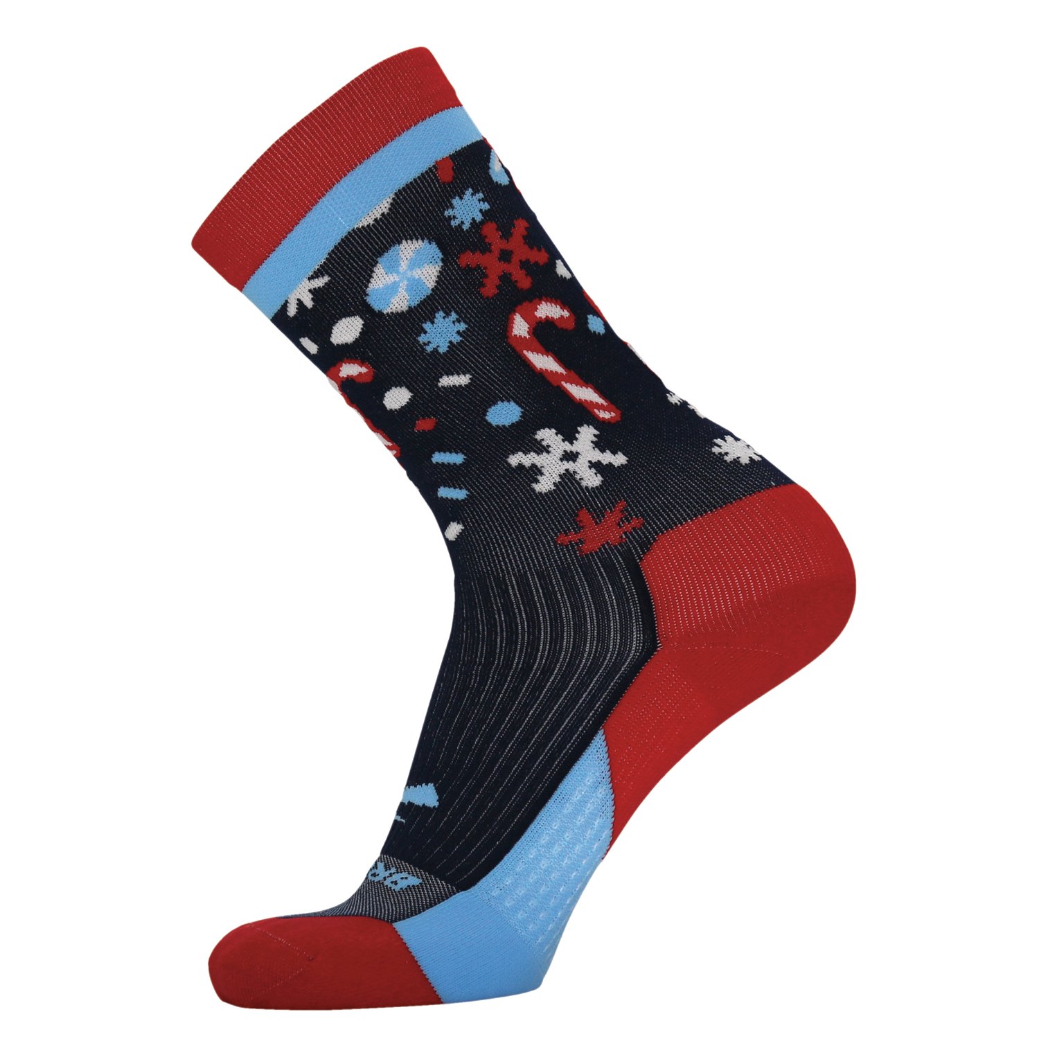 Brooks Ghost Run Merry Candy Crew Socks - view number 3