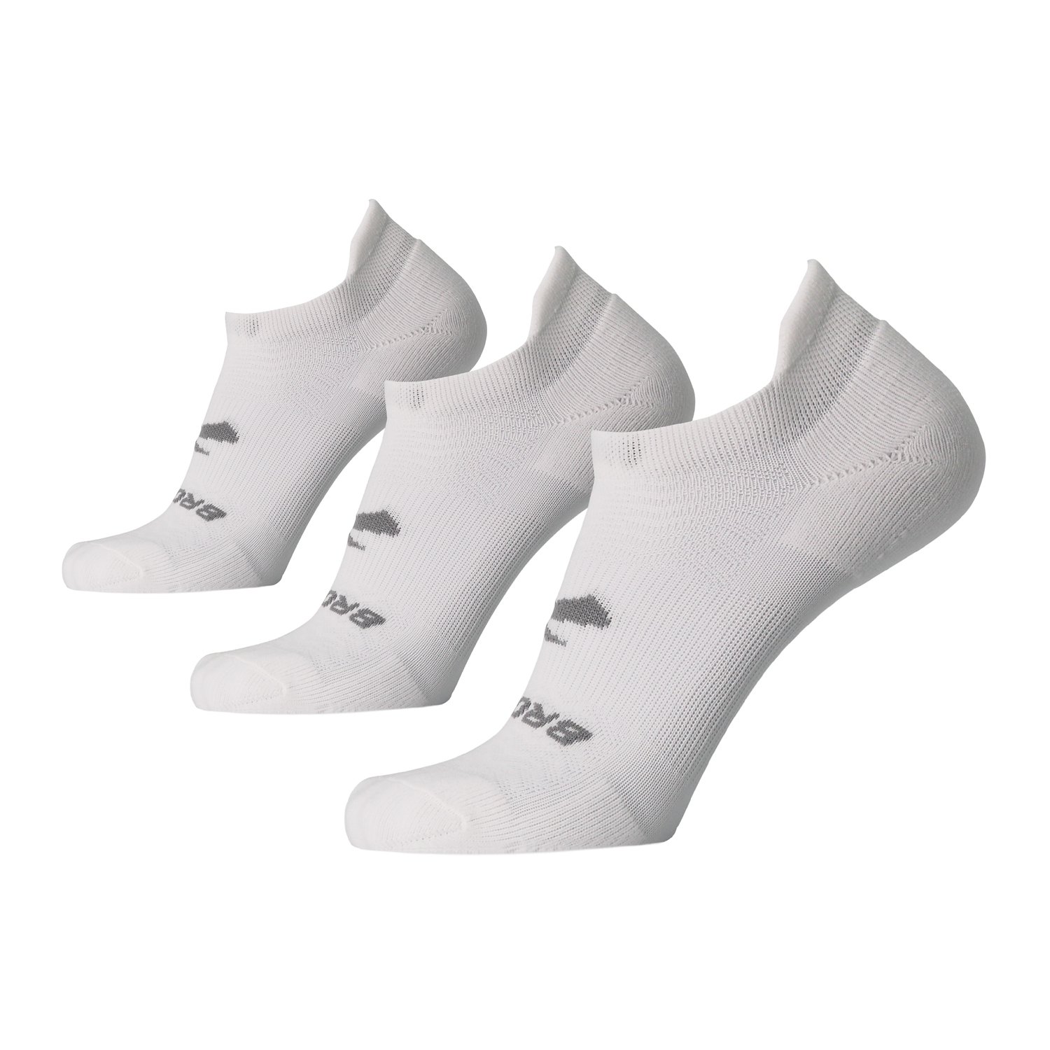 Brooks Run No Show 3pk Socks