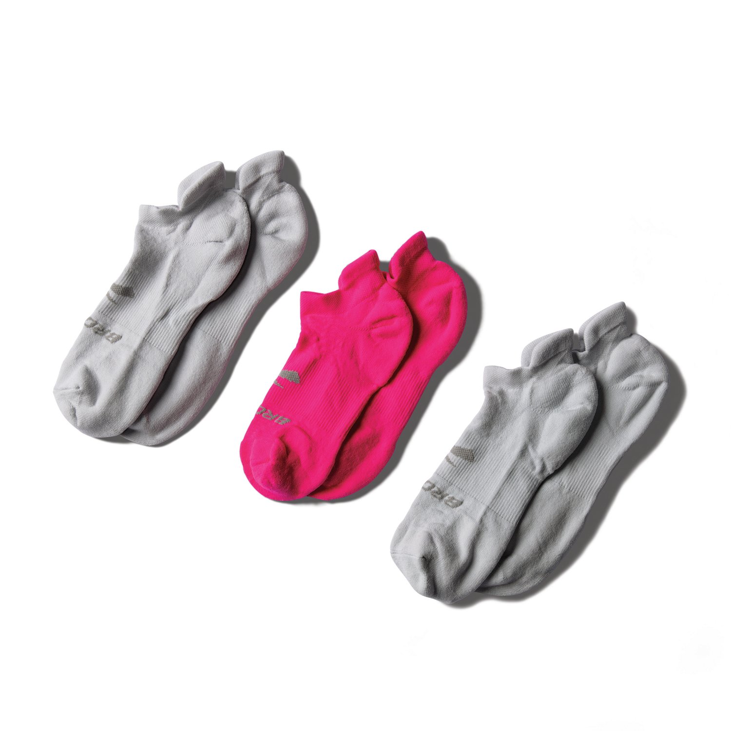 Brooks Run In No Show 3pk Socks                                                                                                  - view number 3