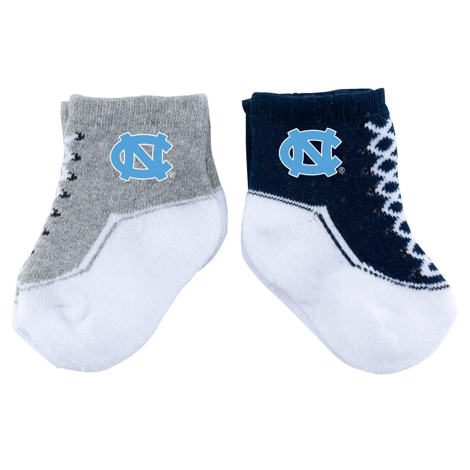 Infant ZooZatz North Carolina Tar Heels Shoe Two-Pack Socks