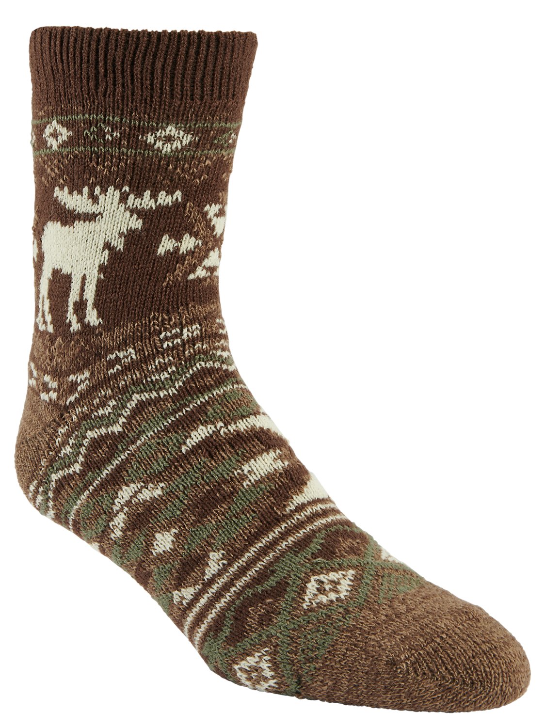 Magellan Men's Aztec Moose Lodge Crew Socks                                                                                      - view number 1