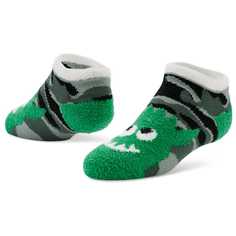 Magellan Outdoors Kids' Camo Monster Low Cut Socks Green, Small - Western And Thermal Socks at Academy Sports