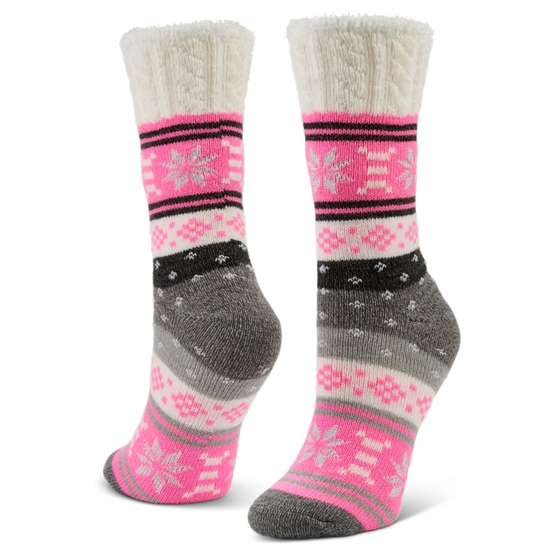 Magellan Outdoors Women's Metallic Snow Mid Calf Crew Socks, Medium - Western And Thermal Socks at Academy Sports