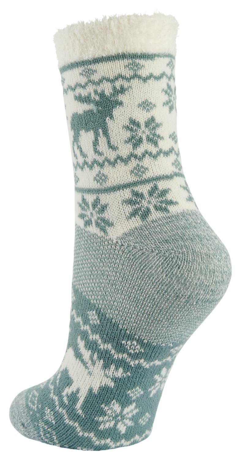 Magellan Women's Birdeye Moose Lodge Crew Socks