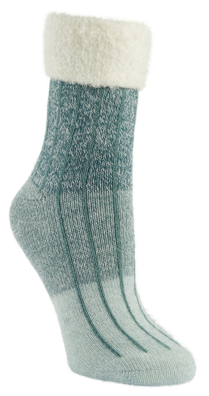 Magellan Women's Foldover Colorblock Crew Lodge Socks - view number 1