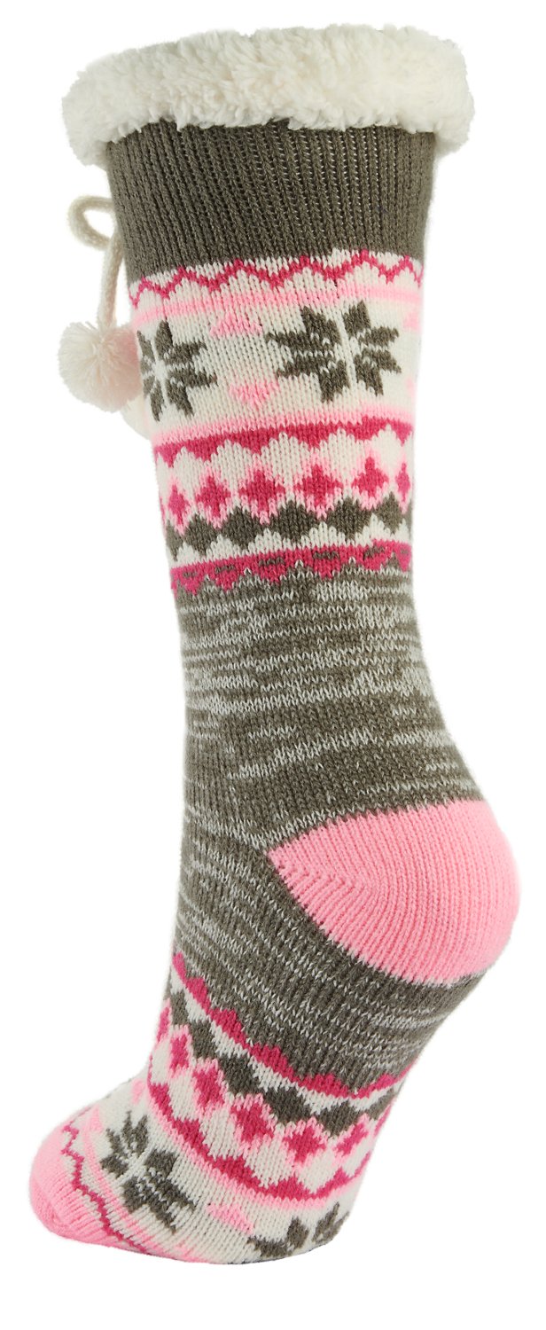 Magellan Women's Snow Place Lodge Long Stocking Socks                                                                            - view number 2
