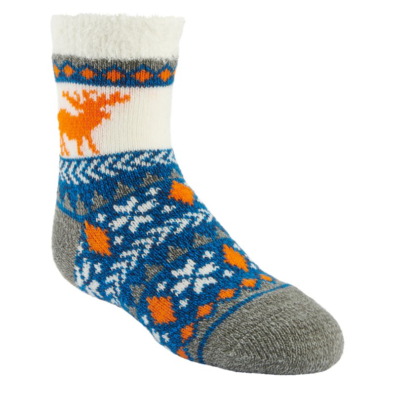 Magellan Outdoors Youth Moose 2.0 Lodge Crew Socks Black/Orange, Small - Western And Thermal Socks at Academy Sports