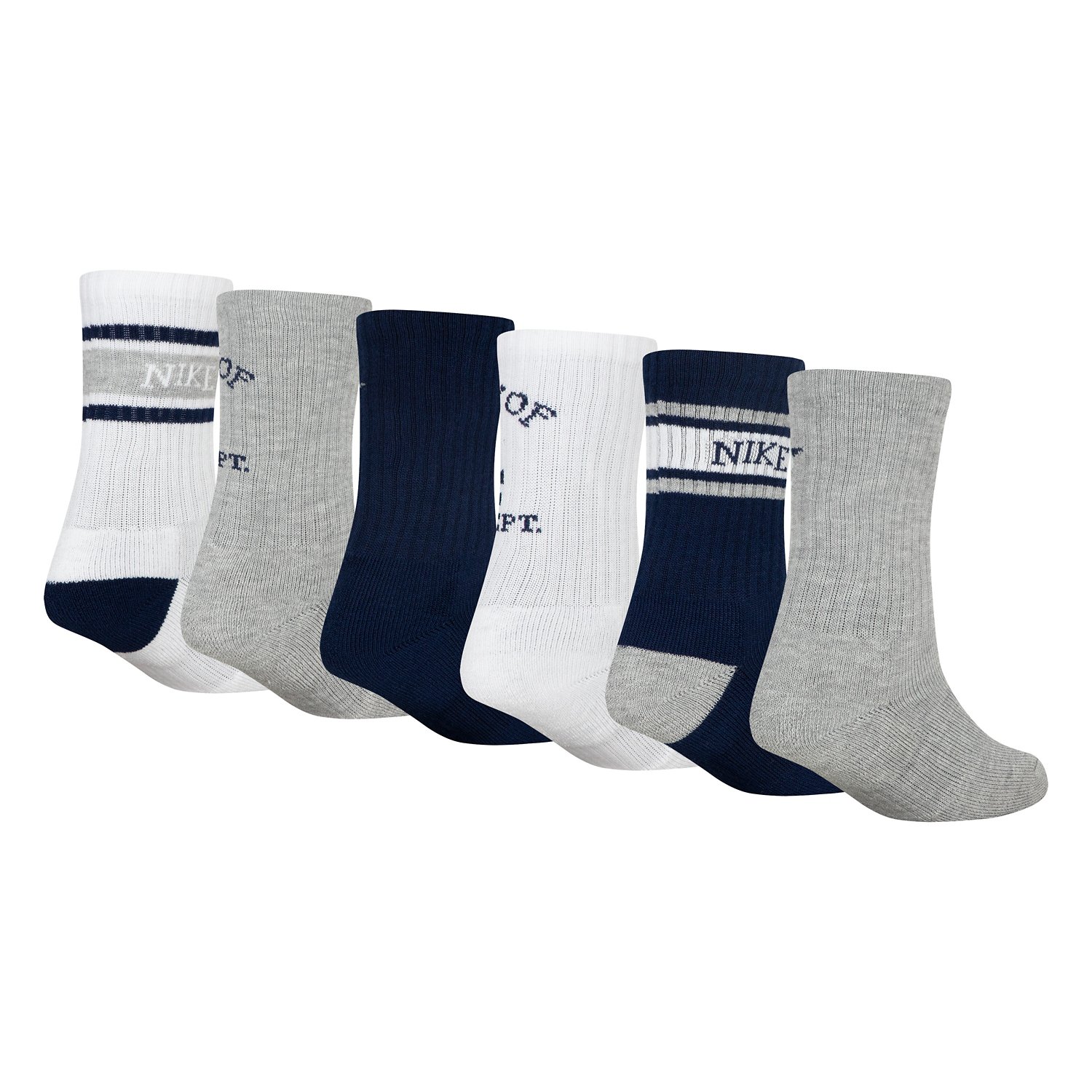 Nike Youth Varsity Crew Socks 6-Pack                                                                                             - view number 4