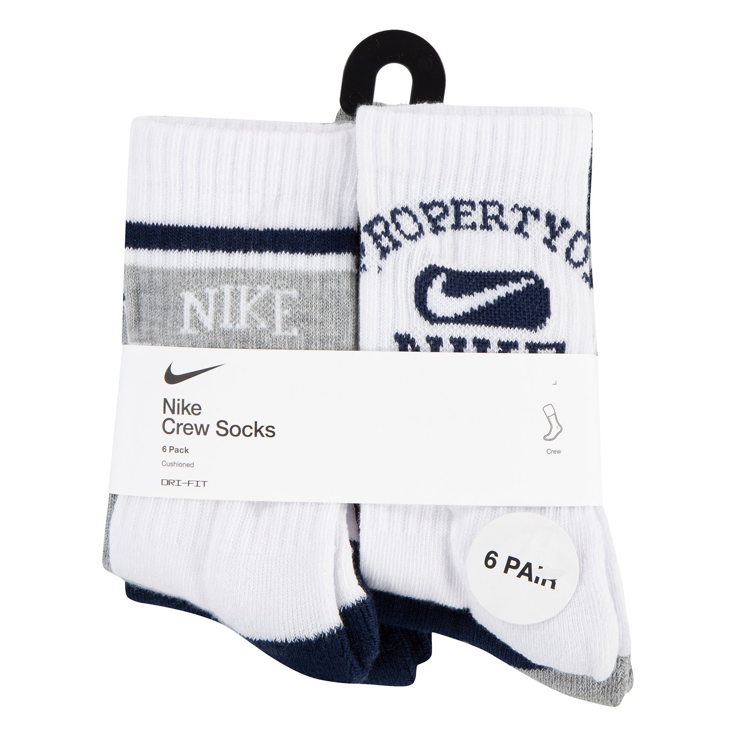 Nike Youth Varsity Crew Socks 6-Pack                                                                                             - view number 5