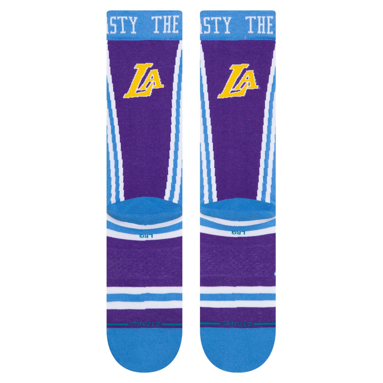 Stance Light Los Angeles Lakers 2021 22 City Edition Crew Socks - view number 3