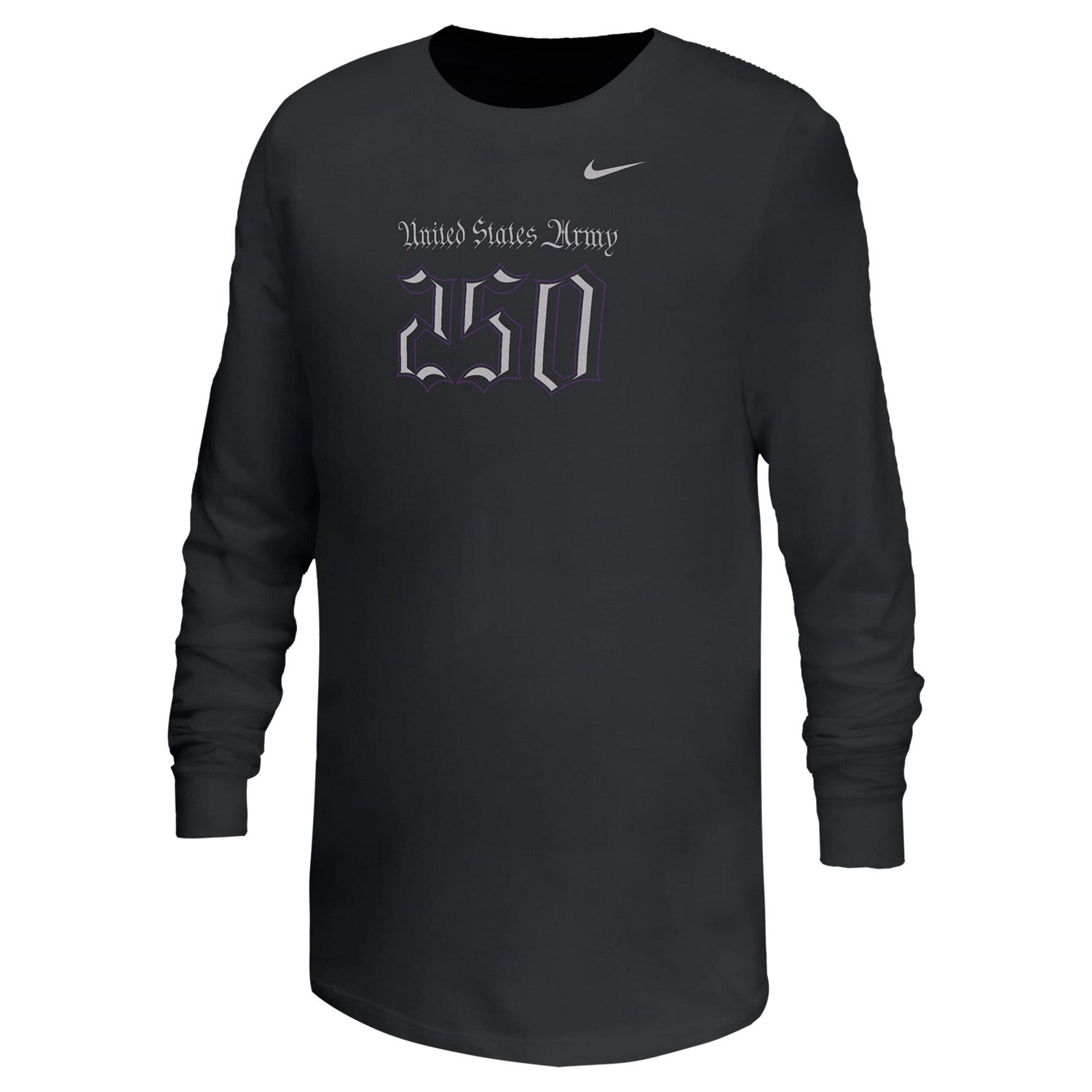 Youth Nike Army Knights Army 250 Collection Long Sleeve T-Shirt - view number 2