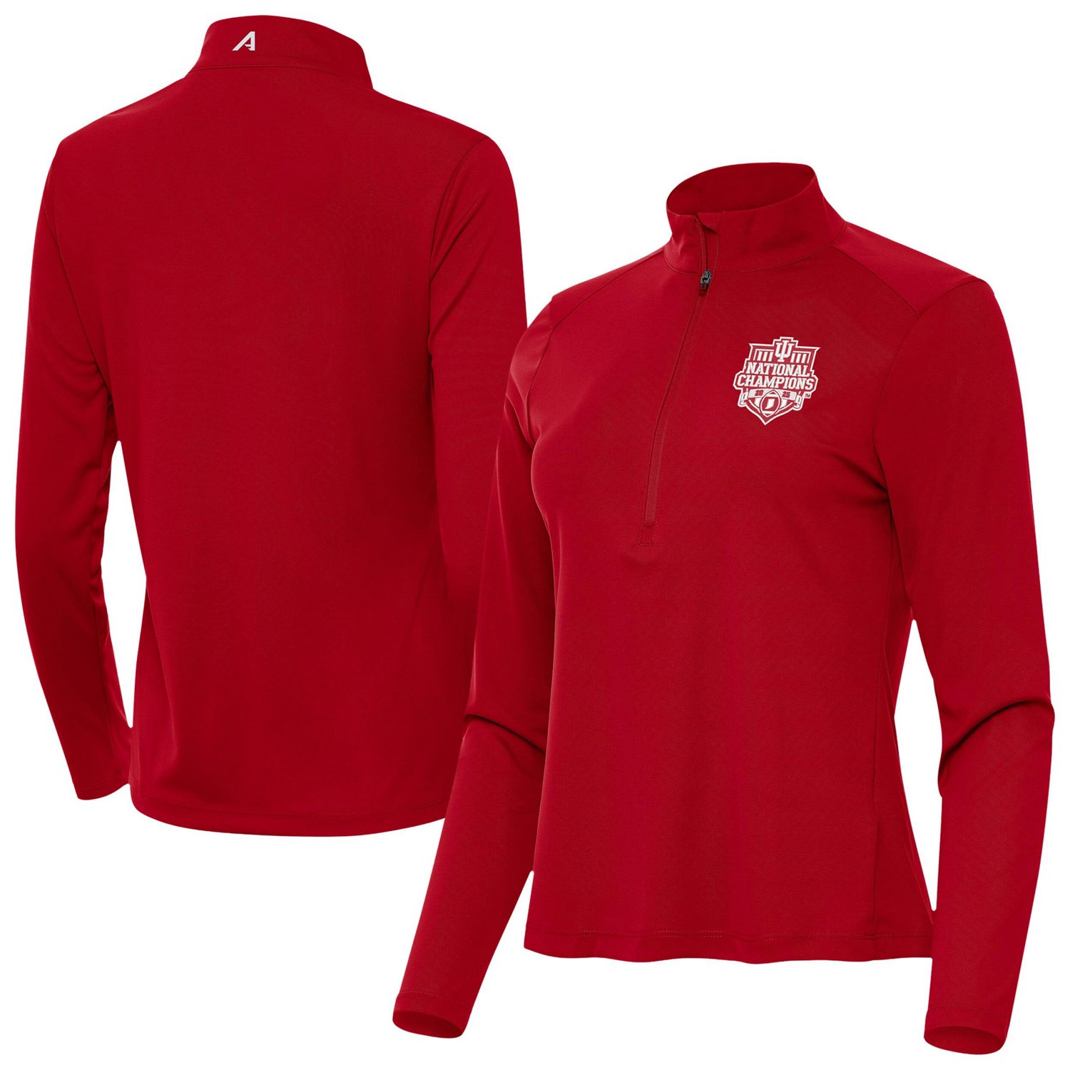 Antigua Indiana Hoosiers College Football Playoff 2025 National Champions Tribute Half-Zip Jacket
