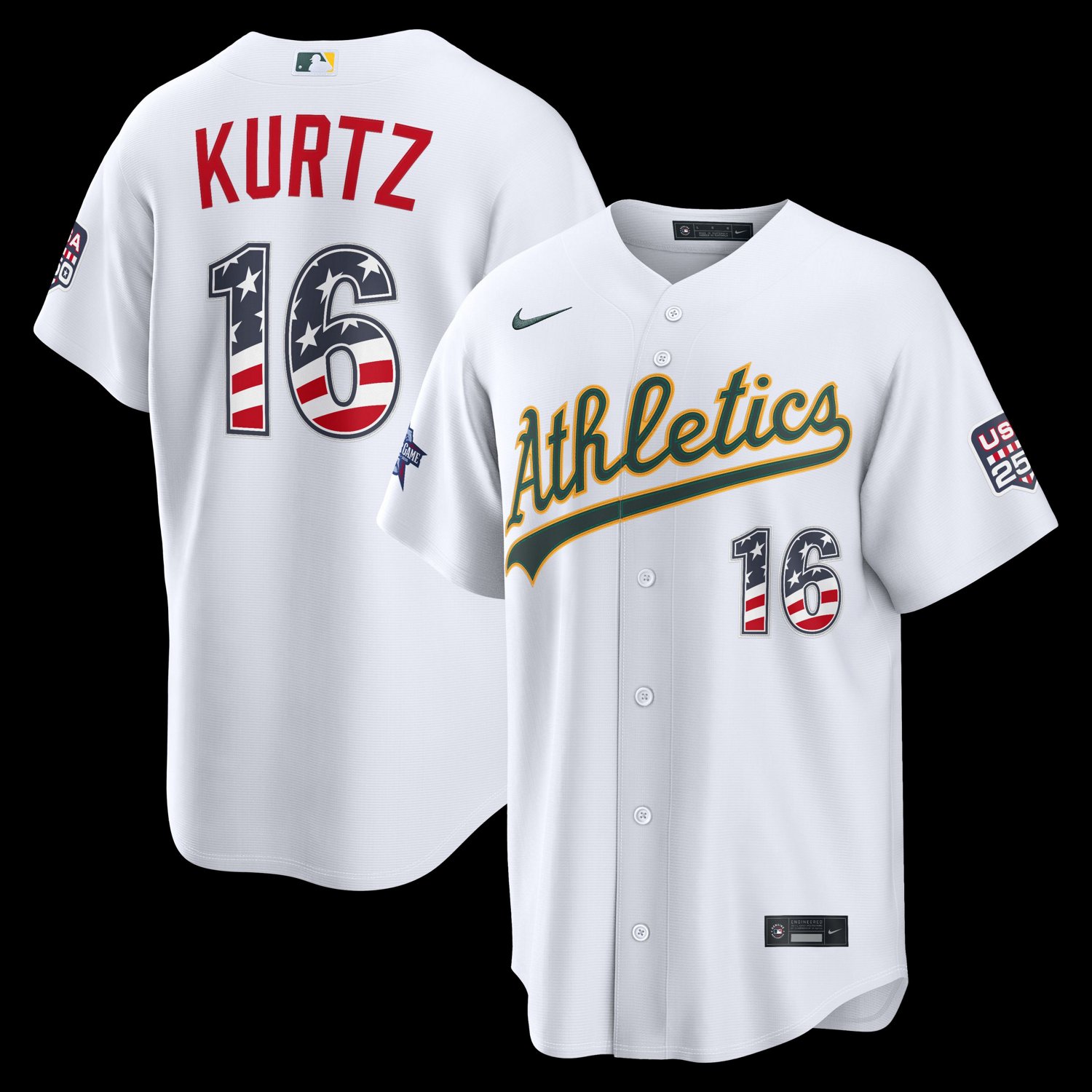 2026 All-Star Edition Stars  Stripes Athletics Nick Kurtz Nike Stadium Jersey