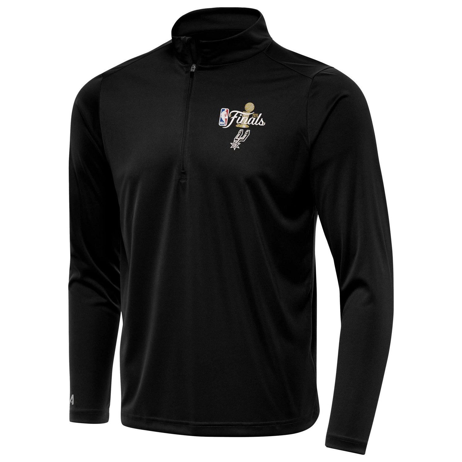 Antigua San Antonio Spurs 2026 NBA Finals Tribute Quarter-Zip Pullover - view number 2