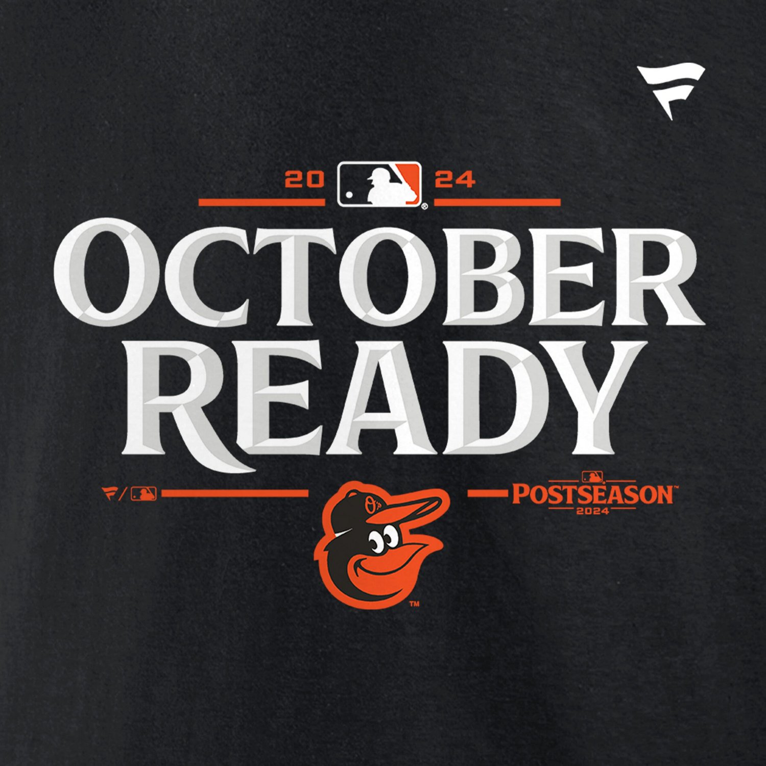 Fanatics Baltimore Orioles 2024 MLB Postseason Locker Room T-Shirt                                                               - view number 4