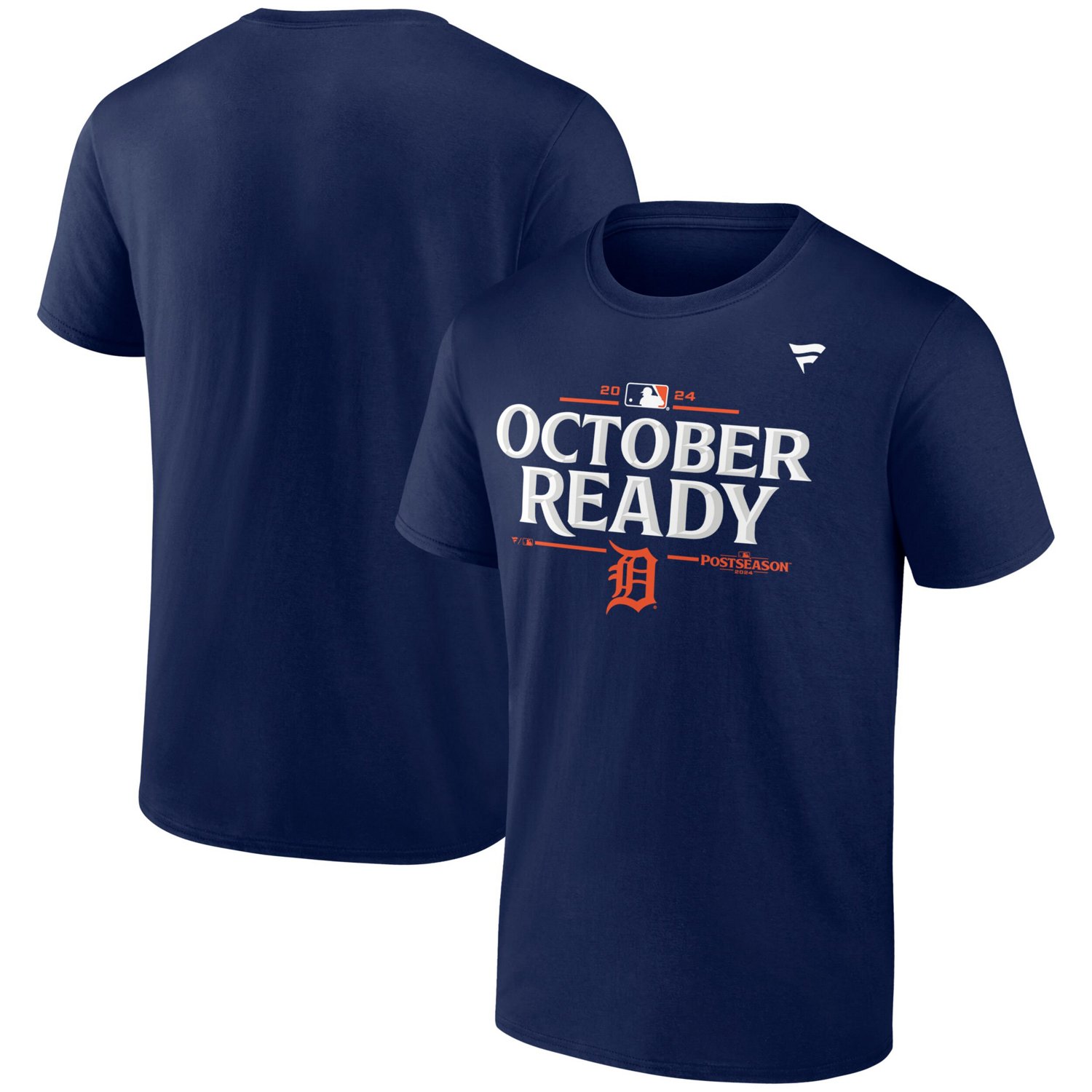Fanatics Detroit Tigers 2024 MLB Postseason Locker Room T-Shirt                                                                  - view number 1