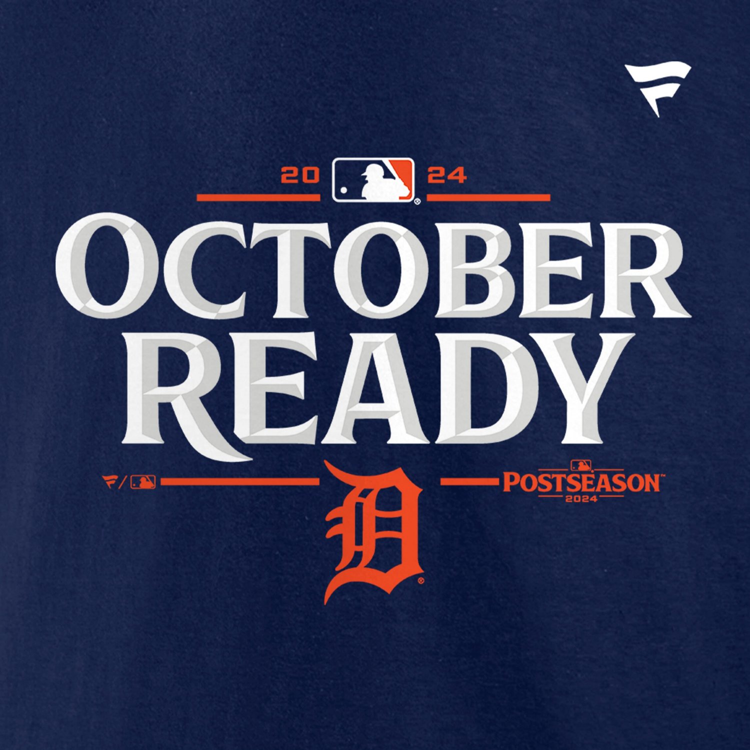 Fanatics Detroit Tigers 2024 MLB Postseason Locker Room T-Shirt                                                                  - view number 4