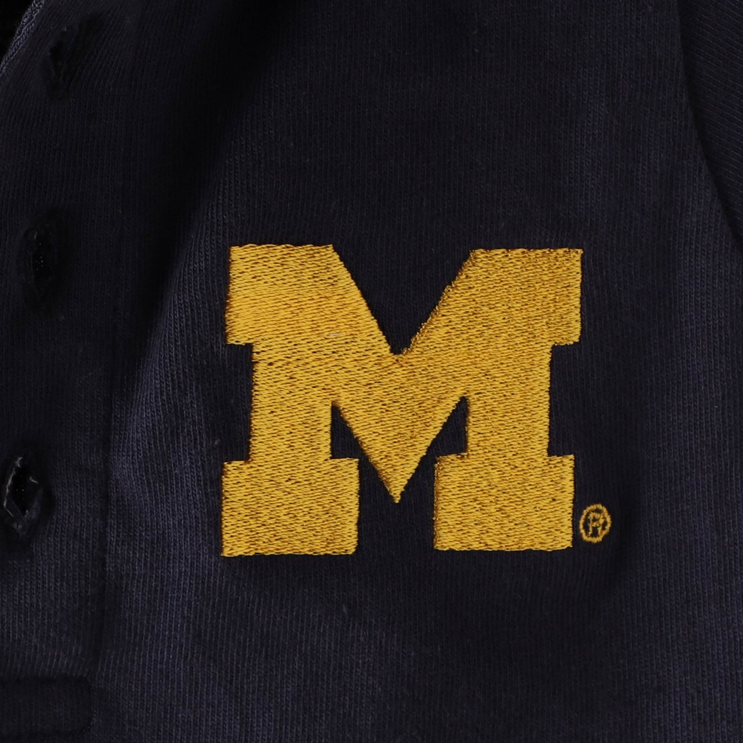 Michigan Wolverines Polo Bodysuit                                                                                                - view number 2