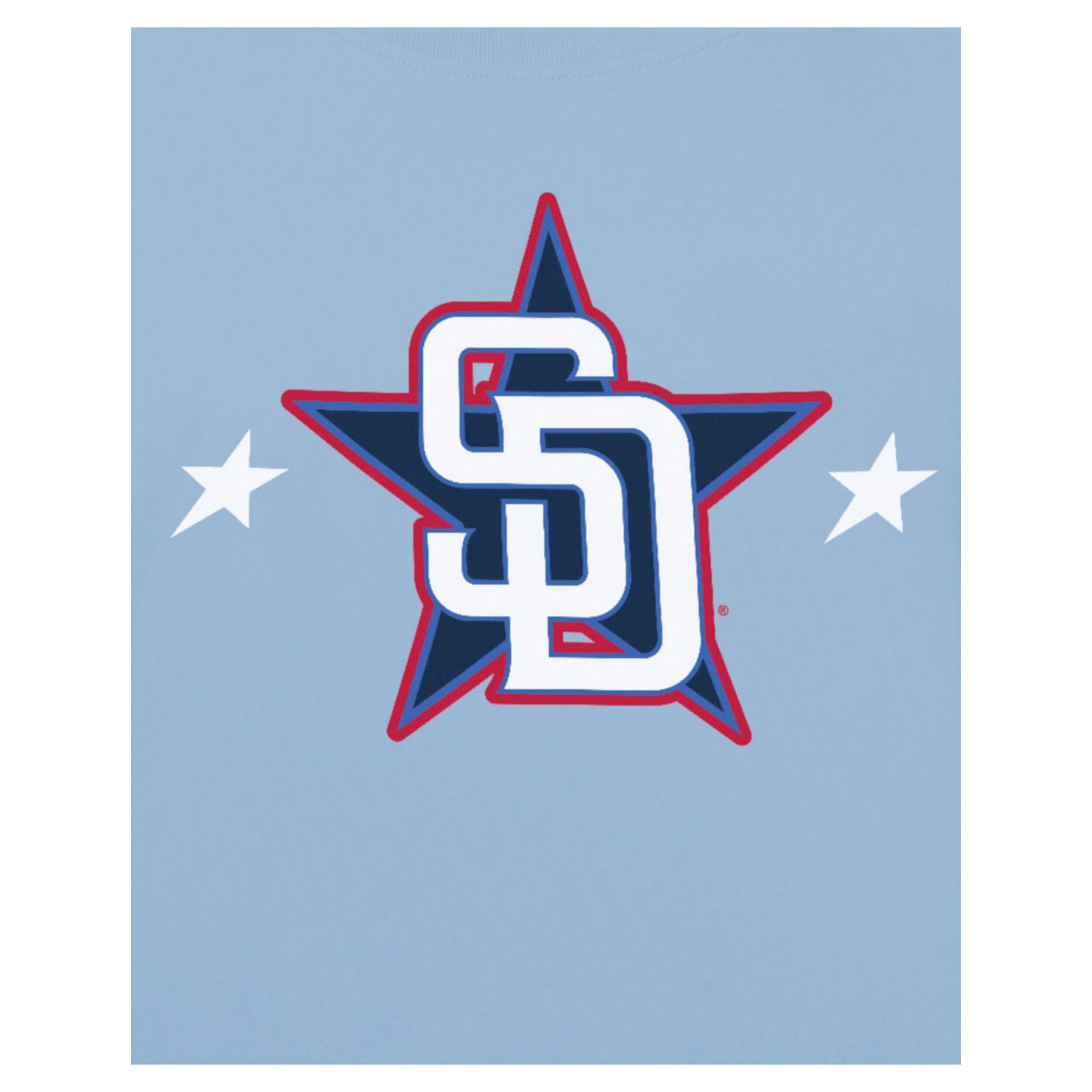 New Era Light San Diego Padres 2025 MLB All-Star Game Workout T-Shirt - view number 4