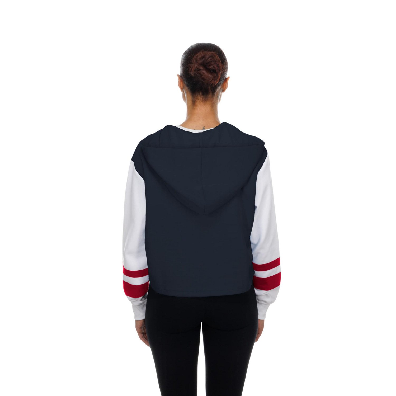New Era US Hockey Throwback Boxy Lace-Up Hoodie - view number 2