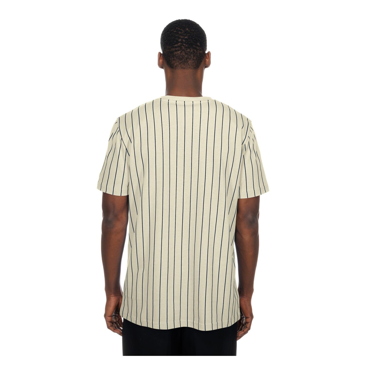 New Era USA Baseball Throwback Meshback Pinstripe T-Shirt - view number 2