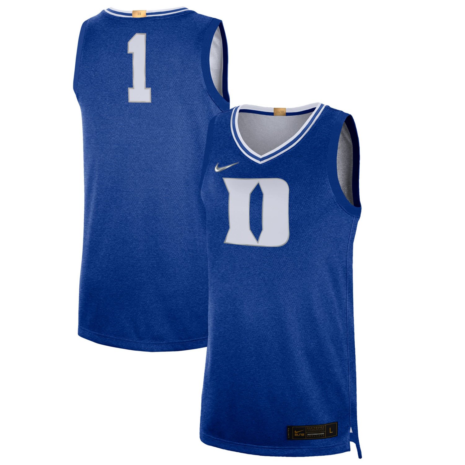 Nike 1 Duke Blue Devils 100th Anniversary Rivalry Limited Basketball Jersey                                                      - view number 1