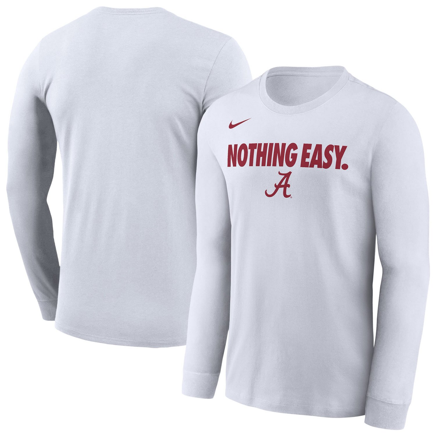 Nike Alabama Crimson Tide 2025 On-Court Bench Long Sleeve T-Shirt