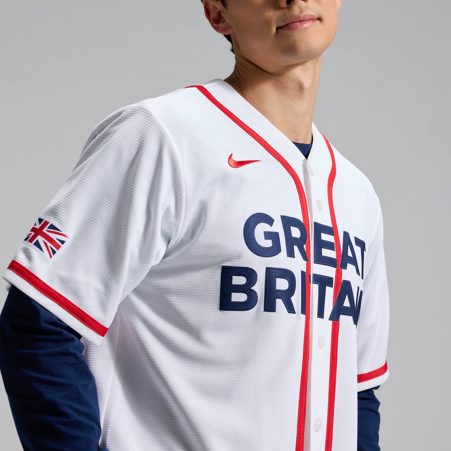 Nike Great Britain Baseball 2026 World Baseball Classic Home Stadium Jersey - view number 2