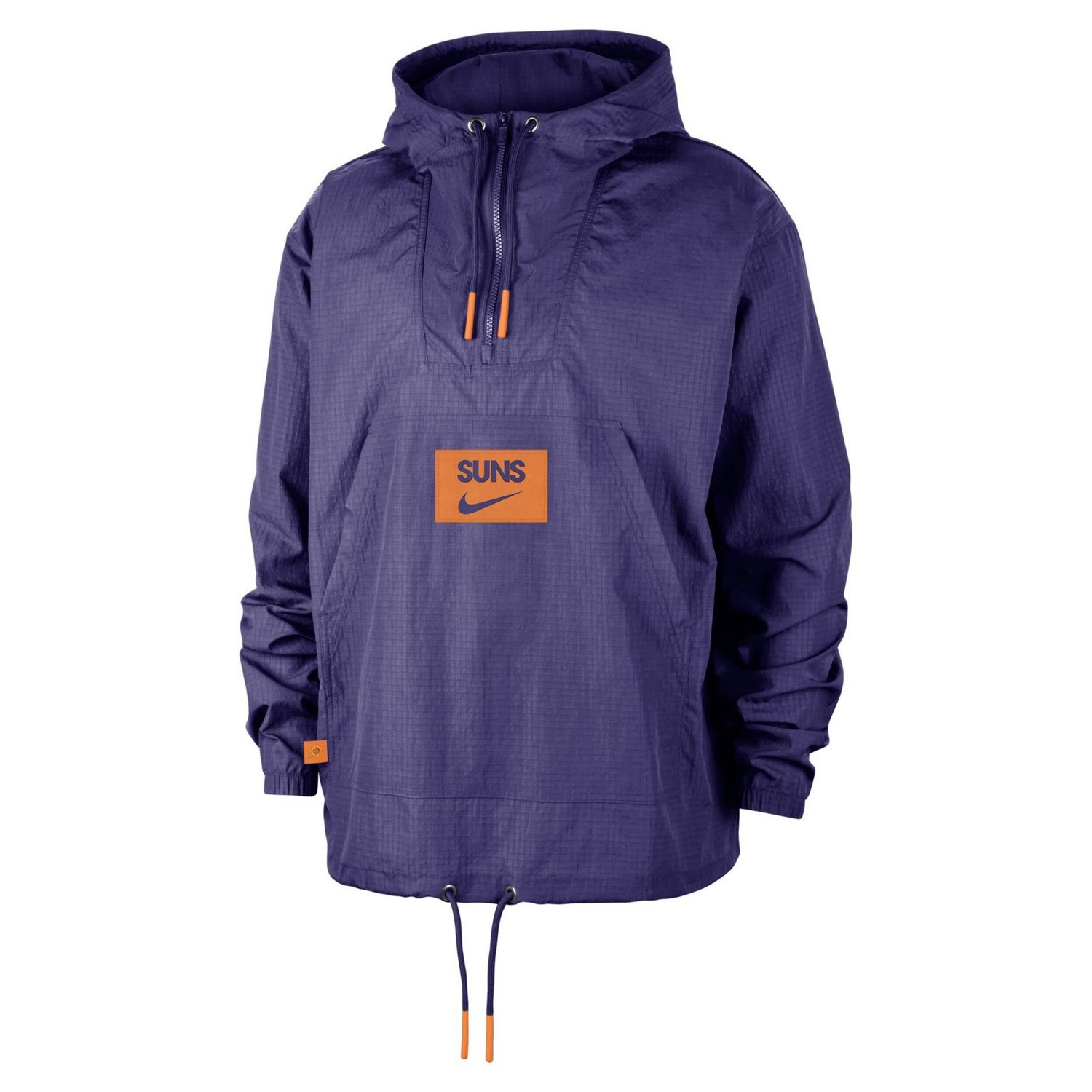 Nike Men's Phoenix Suns Courtside Premium Club Anorak 1/4-Zip Pullover Hoodie                                                    - view number 2