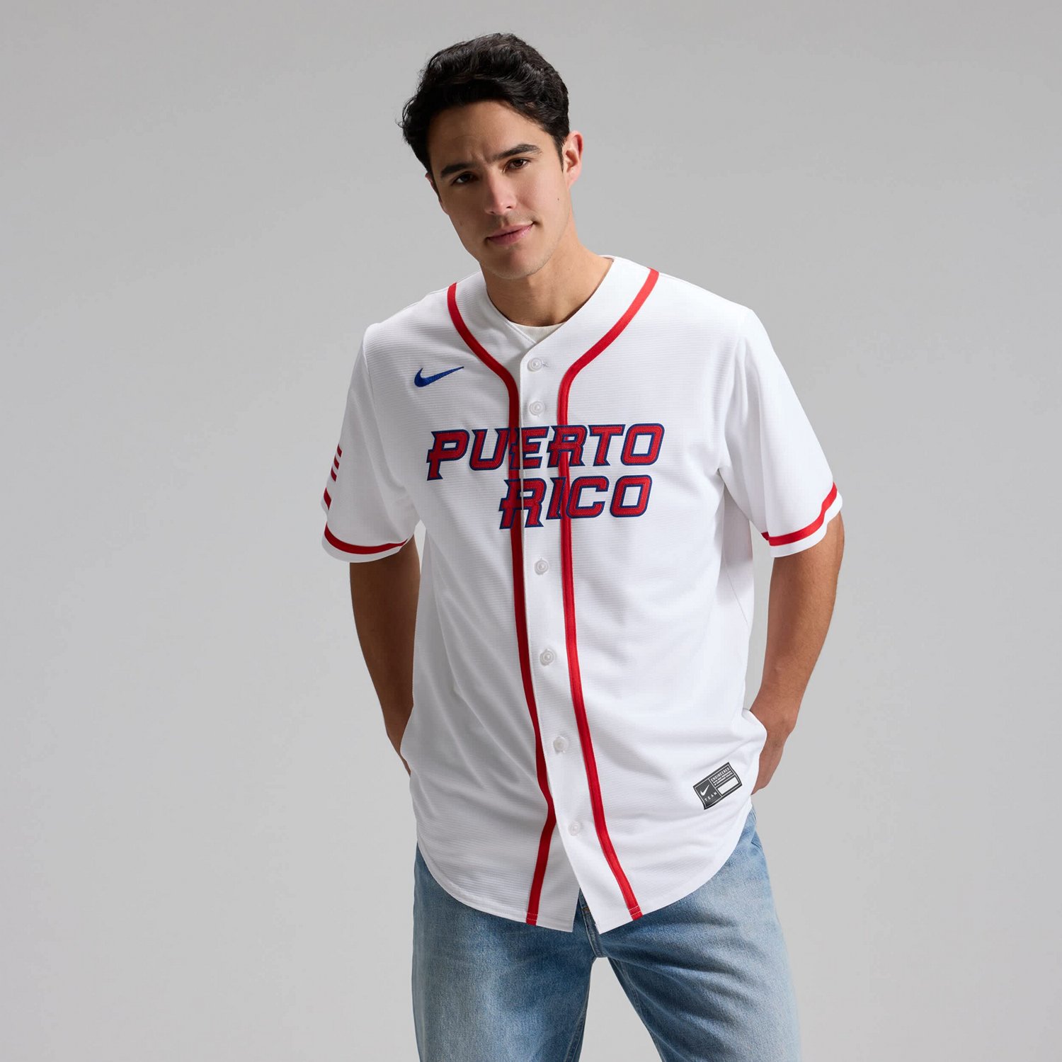 Nike Puerto Rico Baseball 2026 World Baseball Classic Home Stadium Jersey