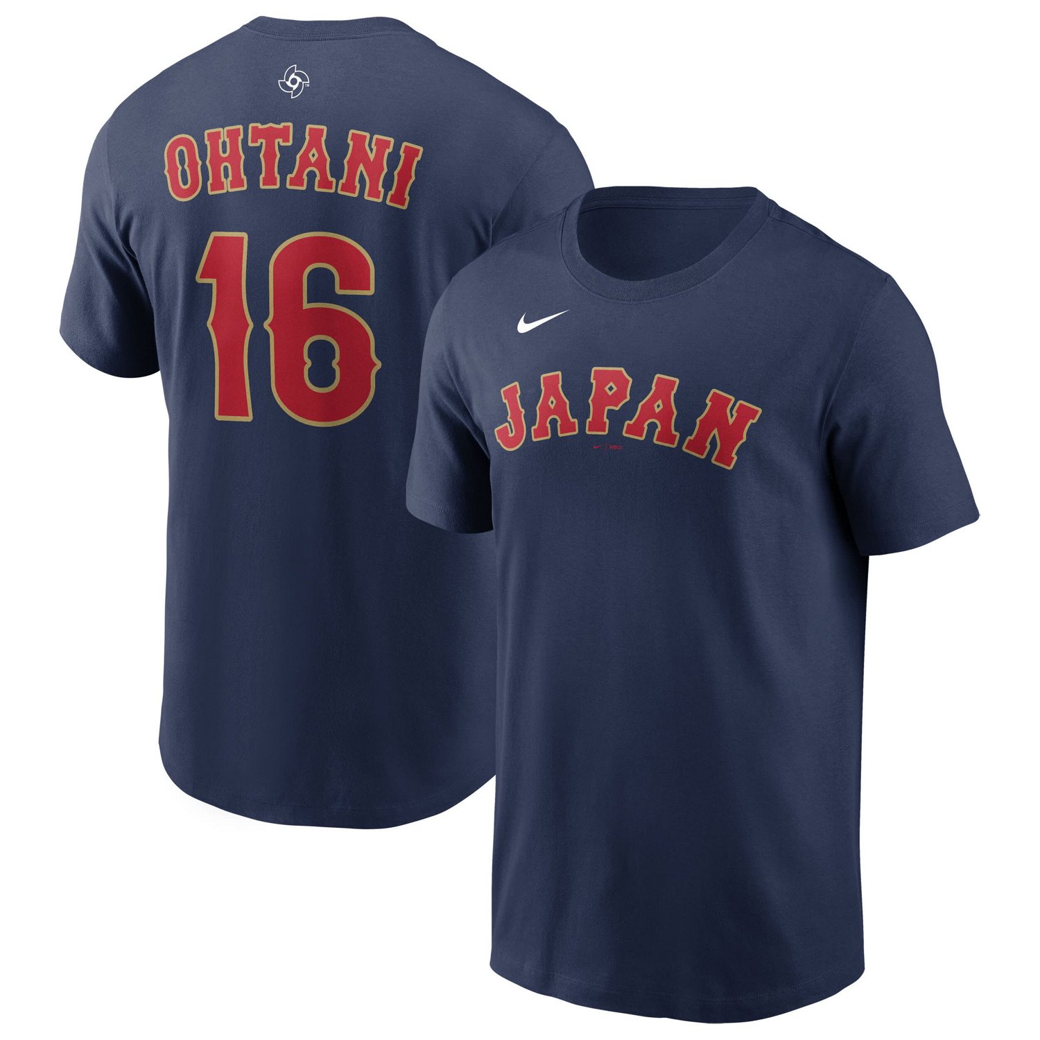 Nike Shohei Ohtani Japan Baseball 2026 World Baseball Classic Name  Number T-Shirt