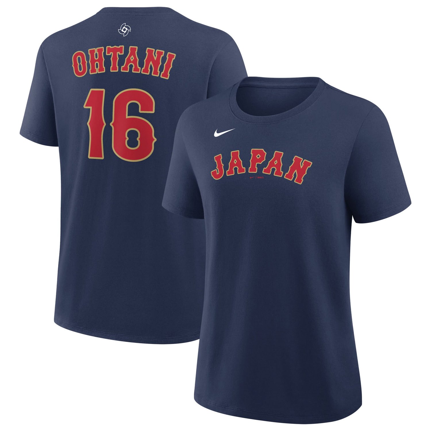 Nike Shohei Ohtani Japan Baseball 2026 World Baseball Classic Name  Number T-Shirt