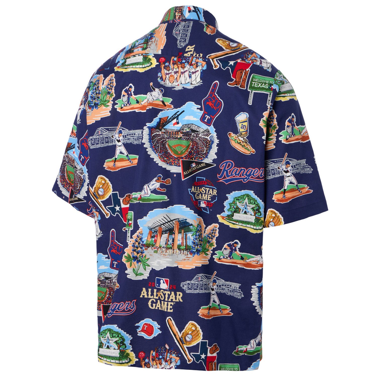 Reyn Spooner 2024 MLB All-Star Game Button-Up Polo                                                                               - view number 3
