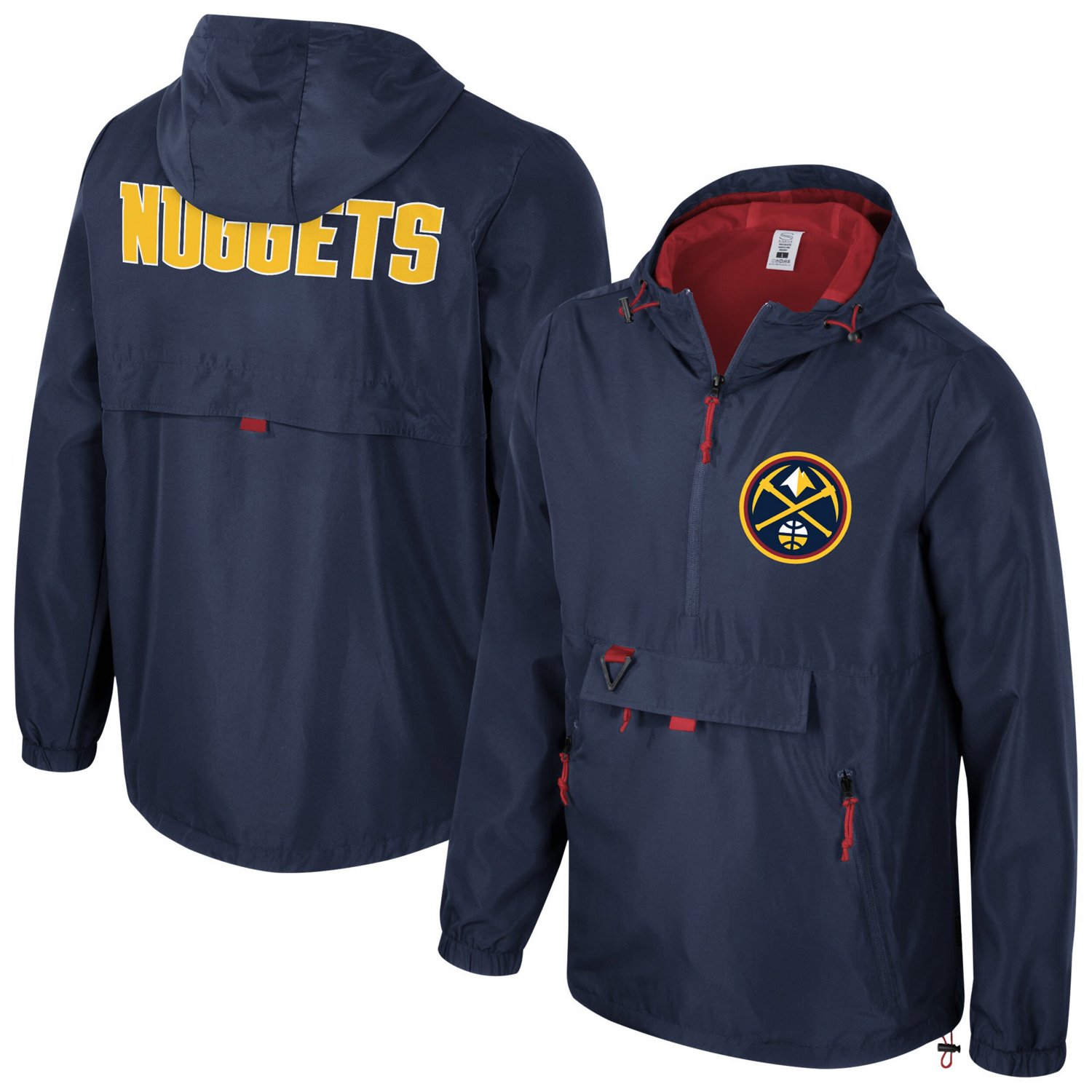 Unisex Stadium Essentials Denver Nuggets Compete Quarter-Zip Windbreaker Jacket