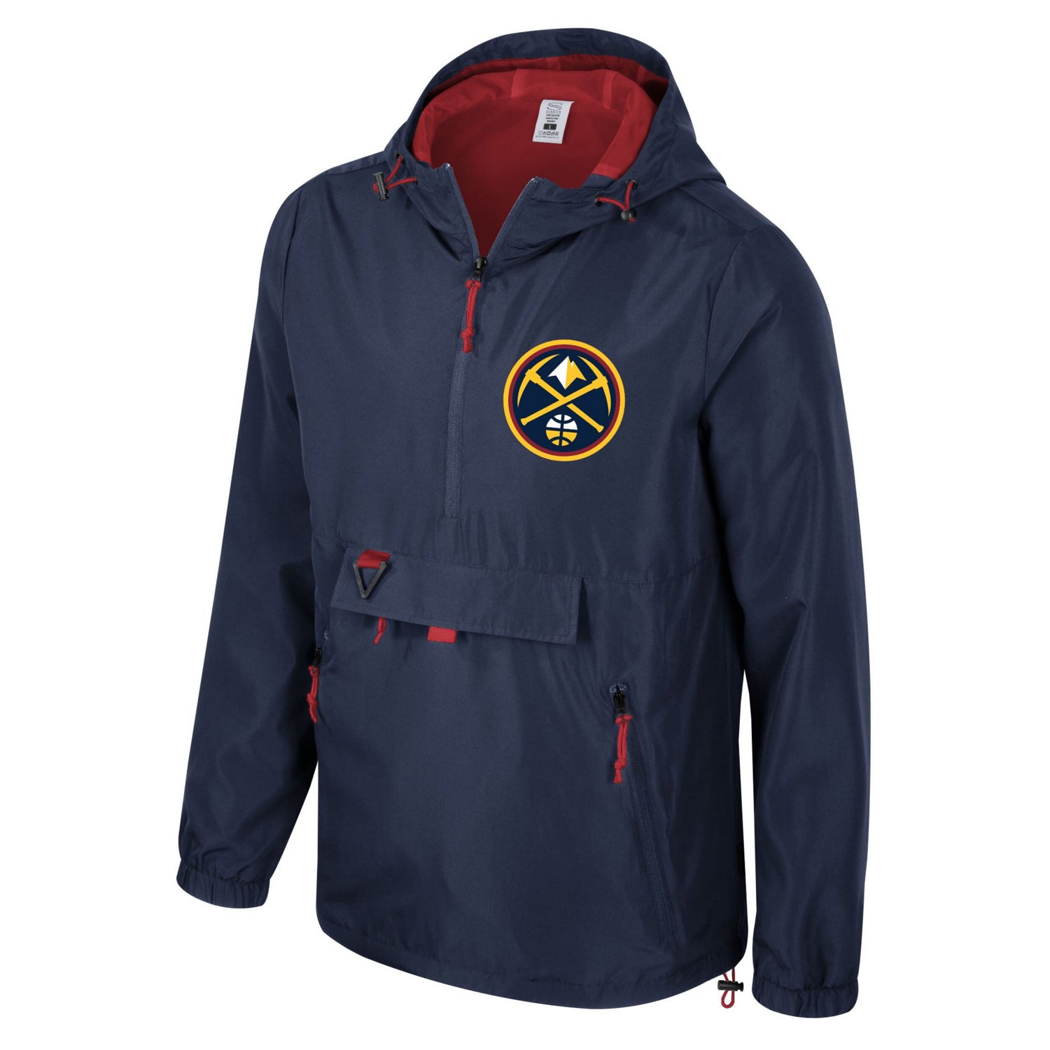 Unisex Stadium Essentials Denver Nuggets Compete Quarter-Zip Windbreaker Jacket - view number 2