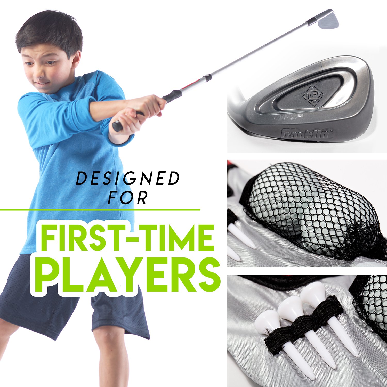 Franklin Kids' Adjustable Plastic Golf Club Set - view number 7