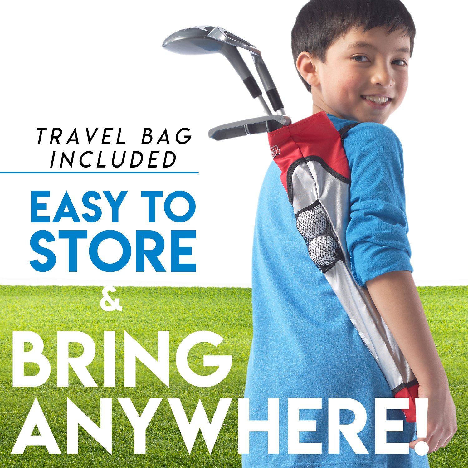 Franklin Kids' Adjustable Plastic Golf Club Set - view number 6