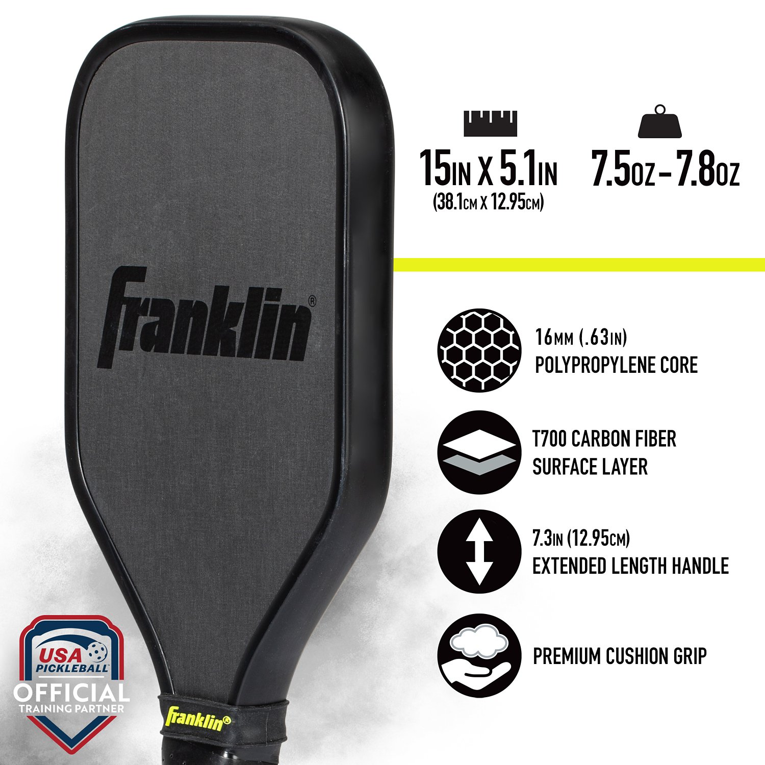 Franklin Sweet Spot Training Pickleball Paddle                                                                                   - view number 7