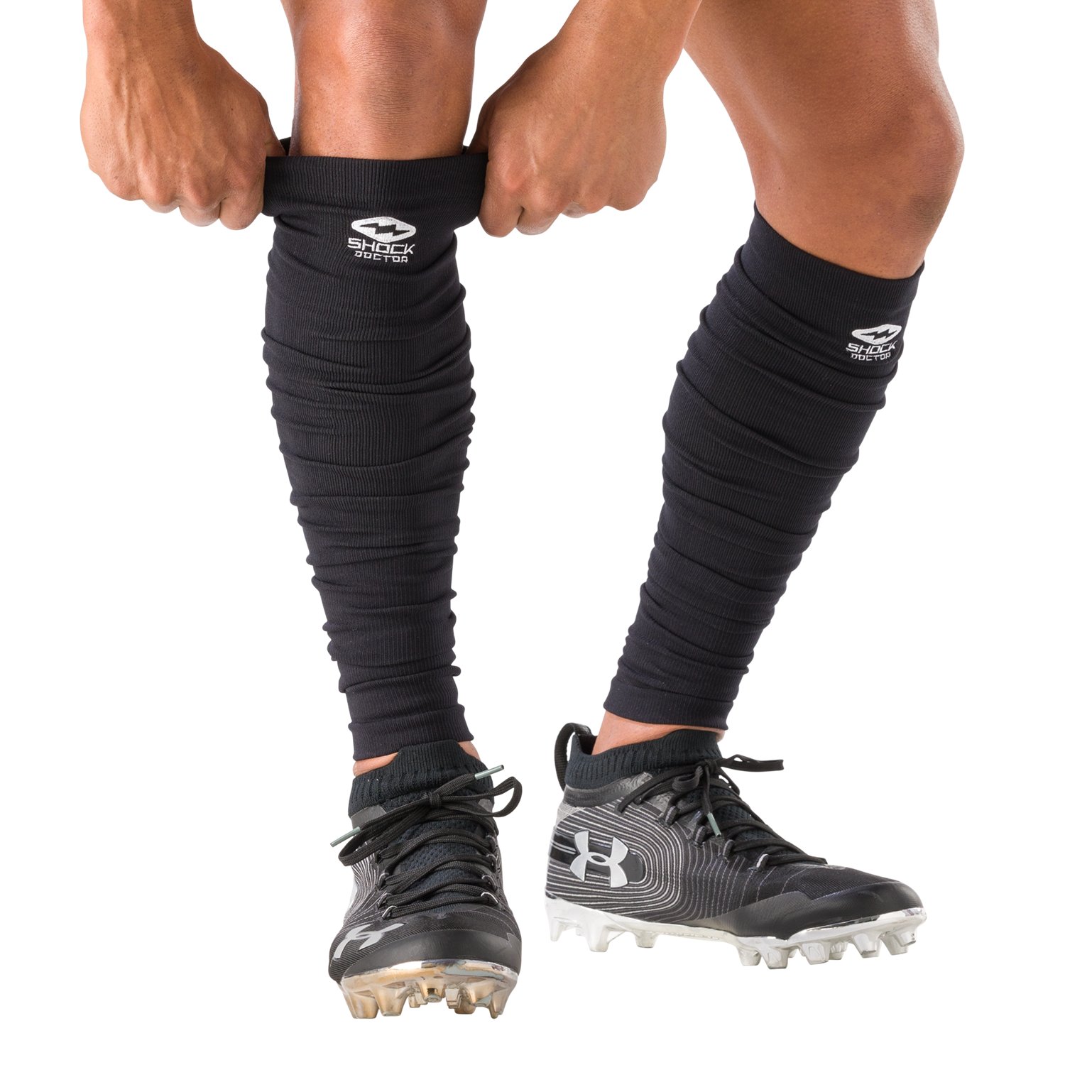 Shock Doctor Adults' Showtime Scrunch Calf Sleeves                                                                               - view number 3