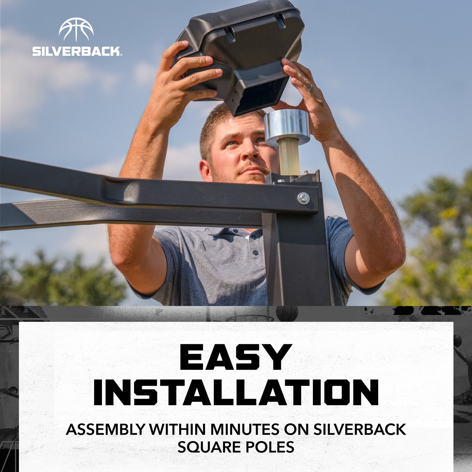 Silverback Basketball Hoop Static Shot System