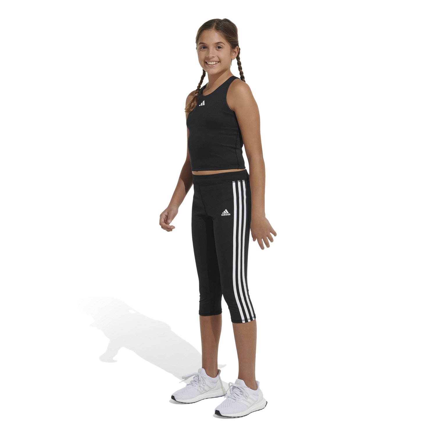 adidas Girls' AEROREADY® Sleeveless Tank Bra                                                                                    - view number 2