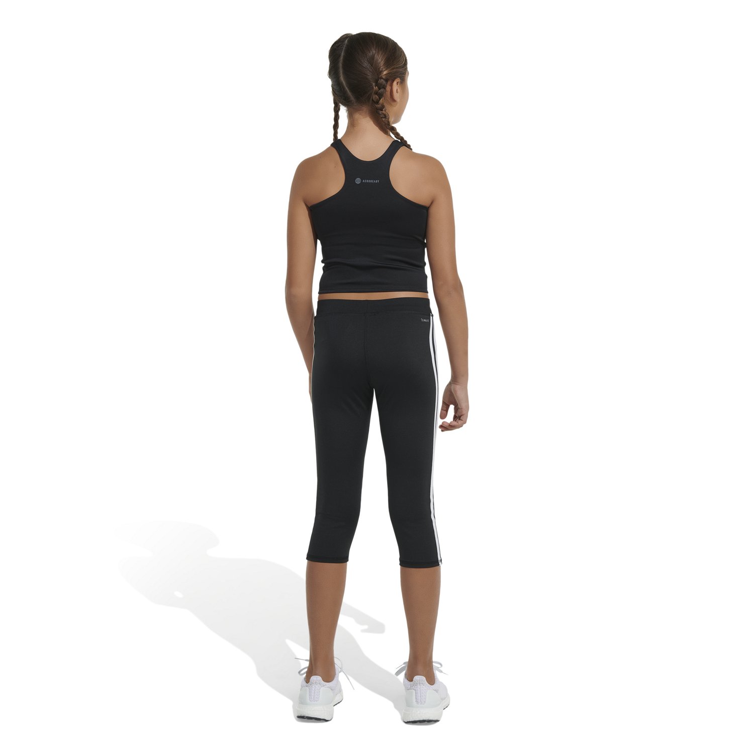 adidas Girls' AEROREADY® Sleeveless Tank Bra                                                                                    - view number 3