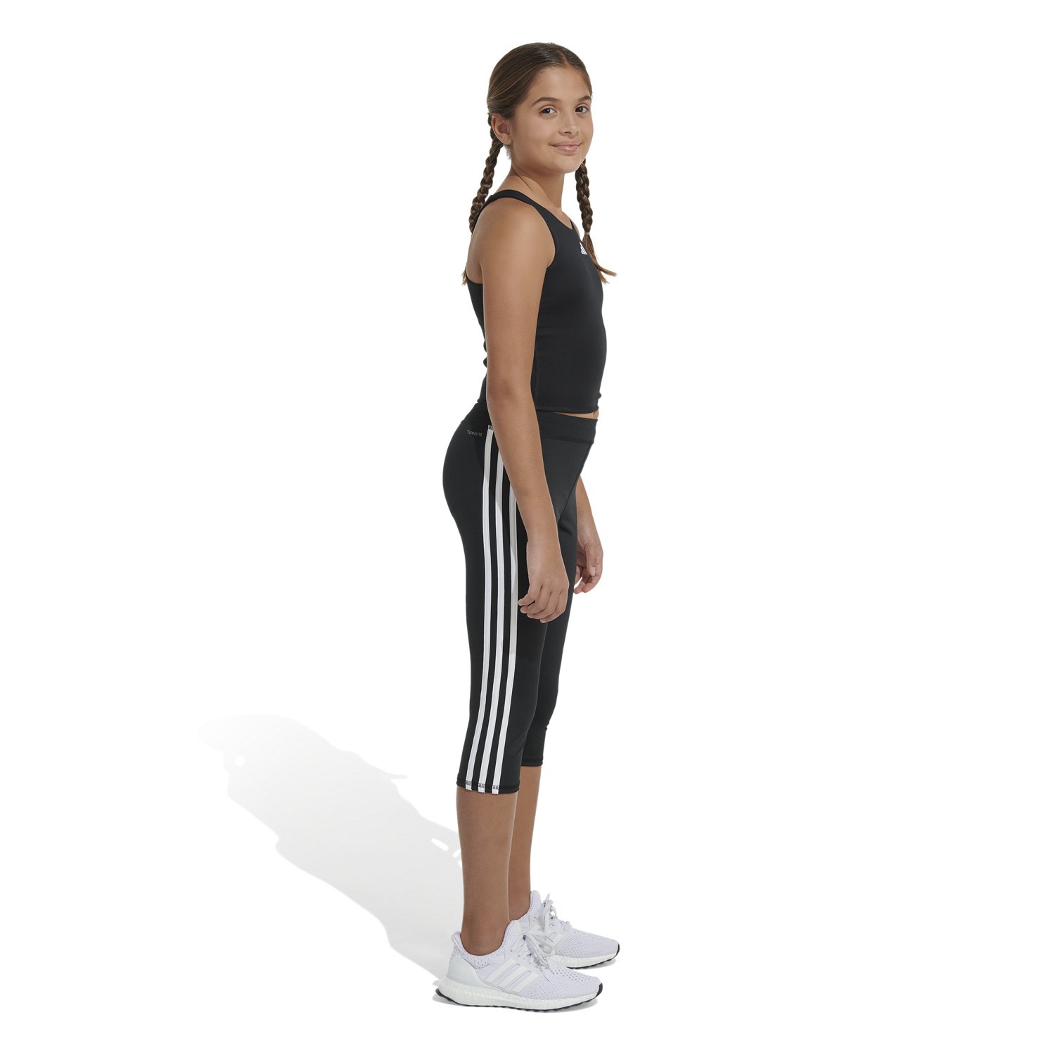 adidas Girls' AEROREADY® Sleeveless Tank Bra                                                                                    - view number 4